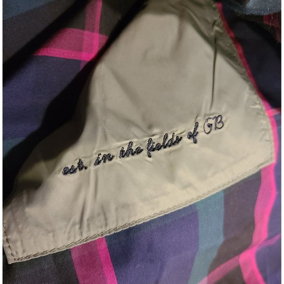 New! Joules Women US4 UK8 Rosedale Gray Quilted Jacket Plaid Lined Corduroy Trim - Picture 11 of 16